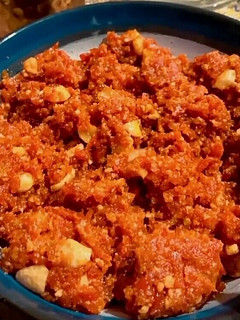 A picture of Gajar ka halwa.