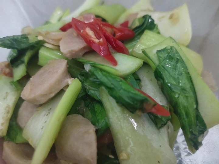 Cara Mudah Menyiapkan Resep Tumis Pokcoy + Baso Anti Ribet, Mantap Sekali