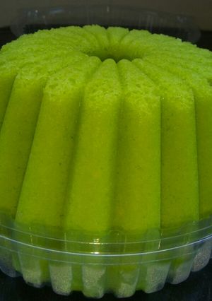 Foto resep Bolu pandan santan kukus gurih dan lembut