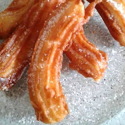 Churros Receta fácil ??☕ Receta de Mirna Lucia- Cookpad