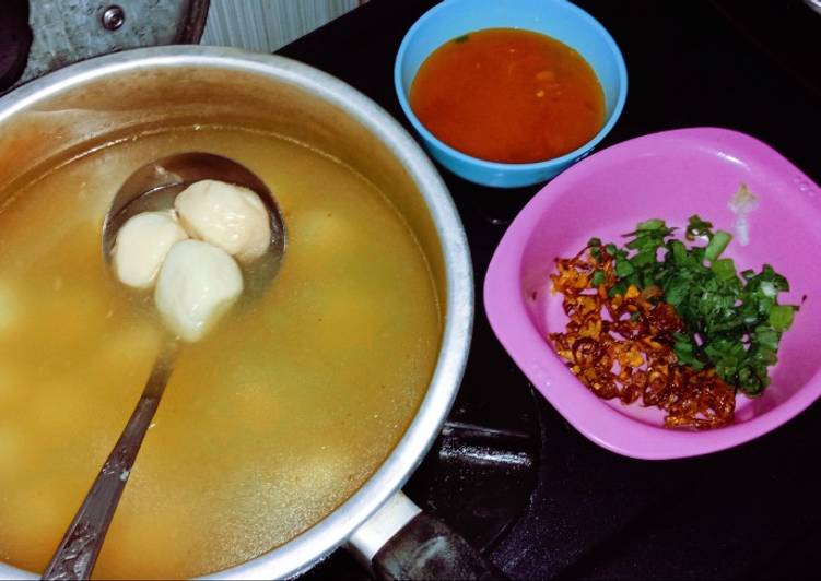 Bakso ikan kuah