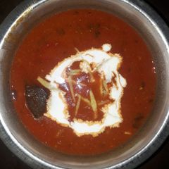 A picture of Dhaba style rajma.