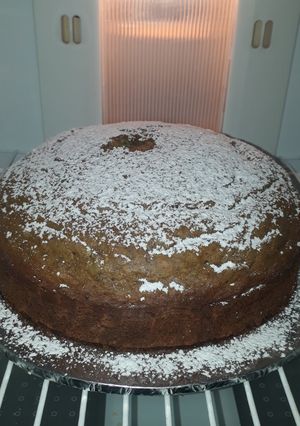 A picture of Easy banana chocolate cake🤗.