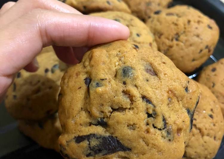 Cara Gampang Menyiapkan Cadburry Chocolate chips cookie, Bikin Ngiler