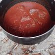 Carne en pasta de tomate