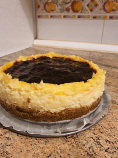 Una foto de New York cheesecake versionada estilo Celi