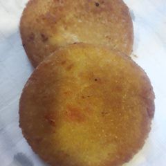 A picture of Shami kabab bread pockets.
