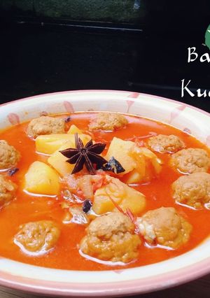 Foto resep Bakso Sapi Kuah Kari