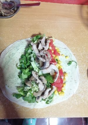 Una foto de Fajitas de cerdo