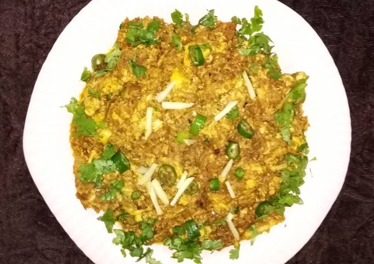 Easiest Way to Prepare Quick Egg maghaz masala