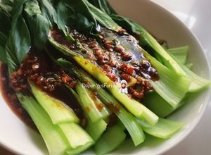 Gambar Bok Choi Siram Sos Tiram