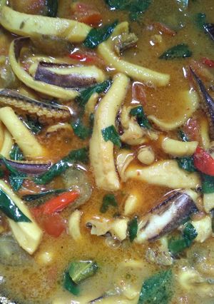 Foto resep Cumi Kuah Kuning