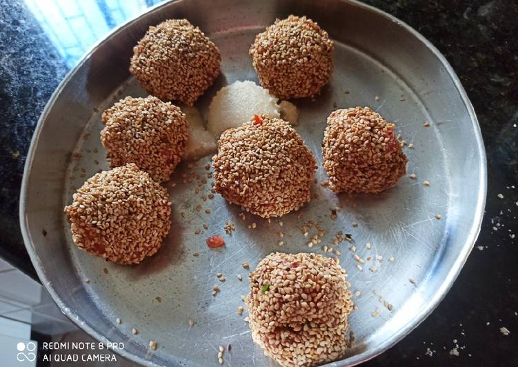 How to Make Homemade Bolinho de carne moída recheado