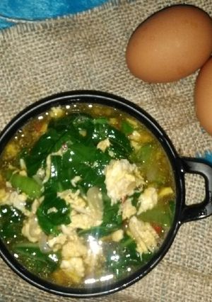 Foto resep Pokcoy kuah telur