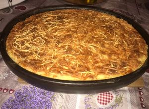 Una foto de Pastel de yuca