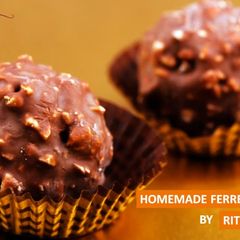 A picture of Ferrero rocher.