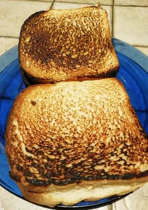 Una foto de Tostados a la sartén.#rápidas