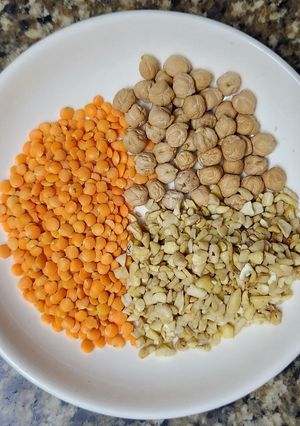 Hình của món Sữa đậu lăng + đậu gà + hạt điều🥛🥛🥤🥤.