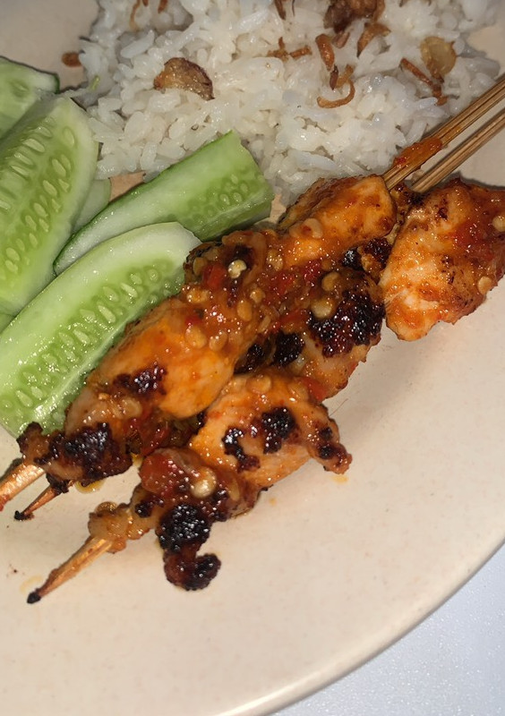 Foto resep Sate Ayam Bumbu Merah (Pedas Manis)