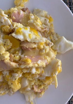 Una foto de Huevos revueltos