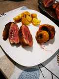 Canard et ses pommes sucrées