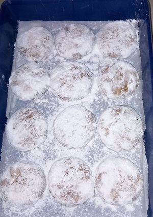 A picture of "Resist the Temptation: Perfect Kourabiedes for Christmas!".
