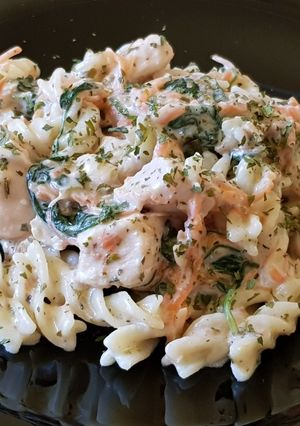 Bébispenótos csirkemell recept fotója