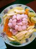 Ceviche con callos de almeja
