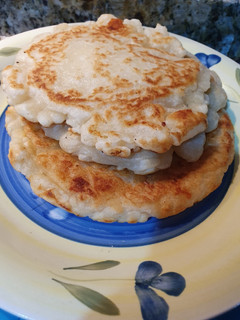 Una foto de Mbeju de puro queso Paraguay