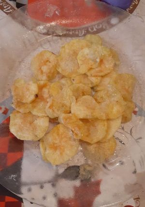 Una foto de Papas chips al microondas