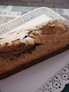 Una foto de Budín de banana sin azúcar