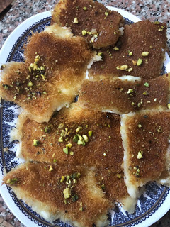 صورة لوصفة كنافة بالفرن