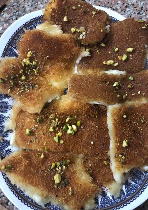 صورة لوصفة كنافة بالفرن