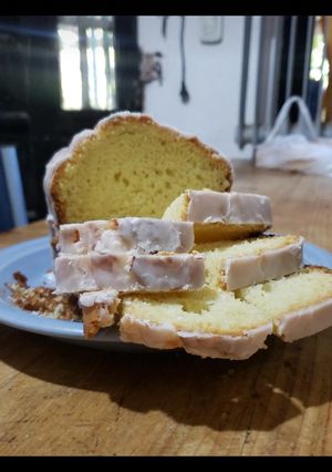 Una foto de Budín de limón