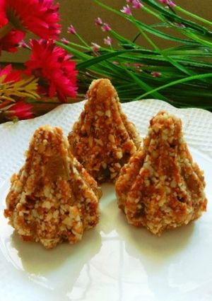 A picture of Dry fruits modak.
