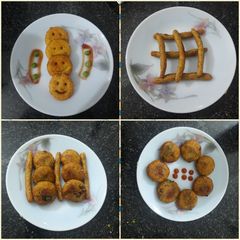Potato semolina cutlets in evening snacks A picture of Potato semolina cutlets in evening snacks.
