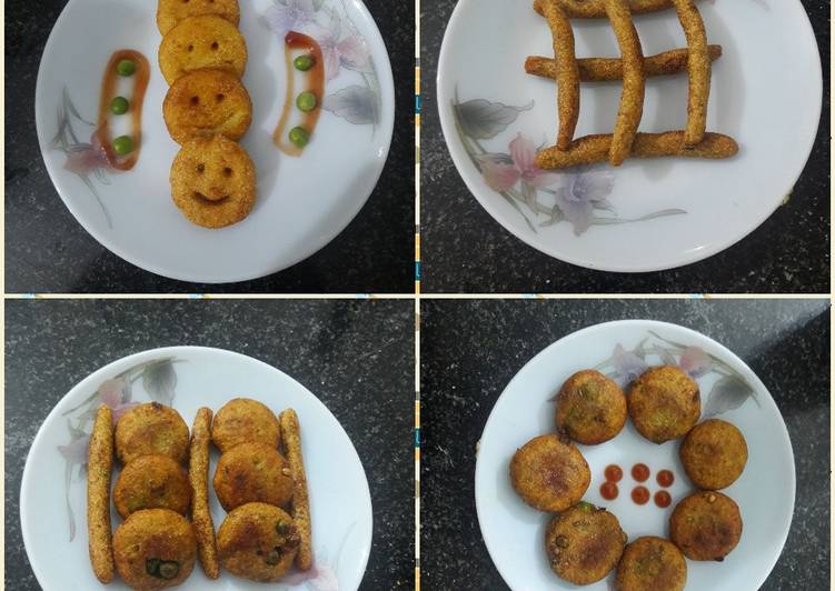 Recipe of Speedy Potato semolina cutlets in evening snacks