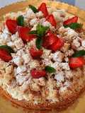 Torta Chantilly e Fragole