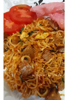 Foto resep Mie goreng bakso