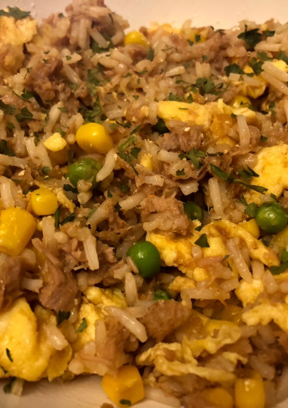 Una foto de Arroz salteado