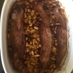 Apple Pie Baked Beans A picture of Apple Pie Baked Beans.
