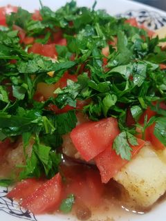 صورة لوصفة سلطة البطاطا للسحور 😋