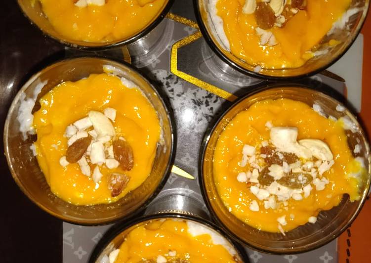 Recipe of Quick Mango phirni