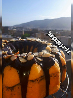 عکسی از دستور کیک ماست بالایه نارگیلی بدون فر 🌸