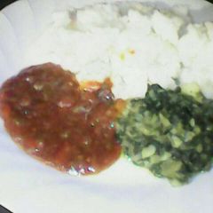 A picture of Spinach and Pap.