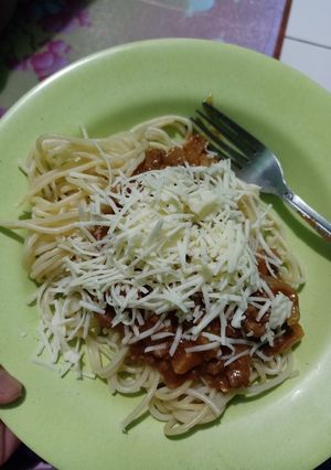 Foto resep Spaghetti Bolognese Tomat Segar