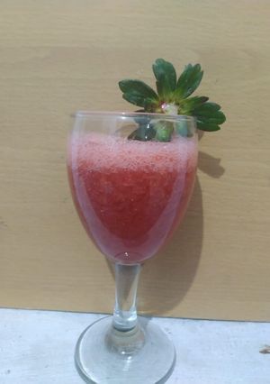 Foto resep Jus Strawberry