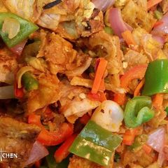A picture of Chilli parotta.