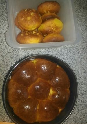 Foto resep Roti labu kuning #keto#me time is baking time