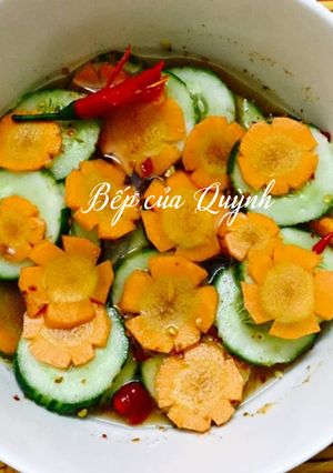 Hình của món Dưa góp ngày xuân.